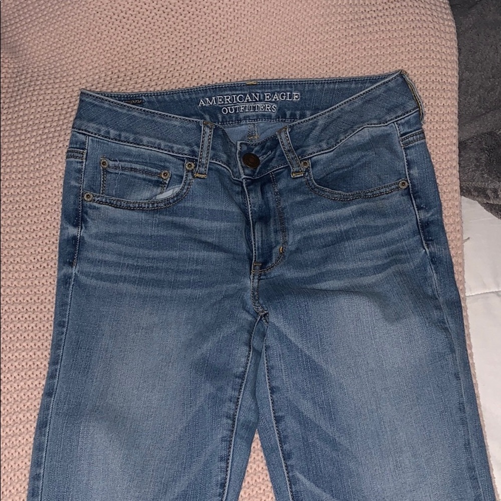 American Eagle straight super stretch jeans